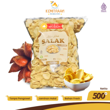Keripik Buah Salak 500gr Renyah Tanpa Bahan Pengawet Pewarna Buatan