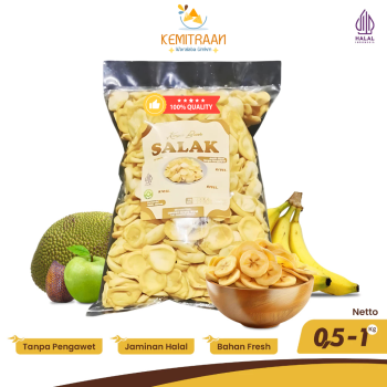 Keripik Buah Nangka Apel Salak Pisang Renyah Tanpa Bahan Pengawet Pewarna Buatan